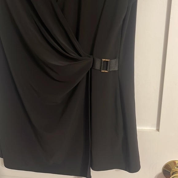 Ann Klein faux wrap top - Picture 2 of 4